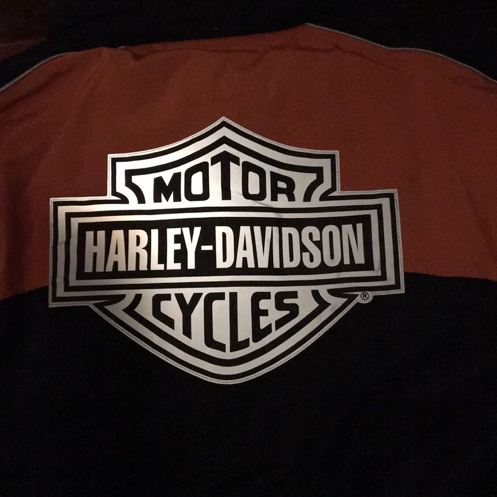 Harley-Davidson reflective rain jacket